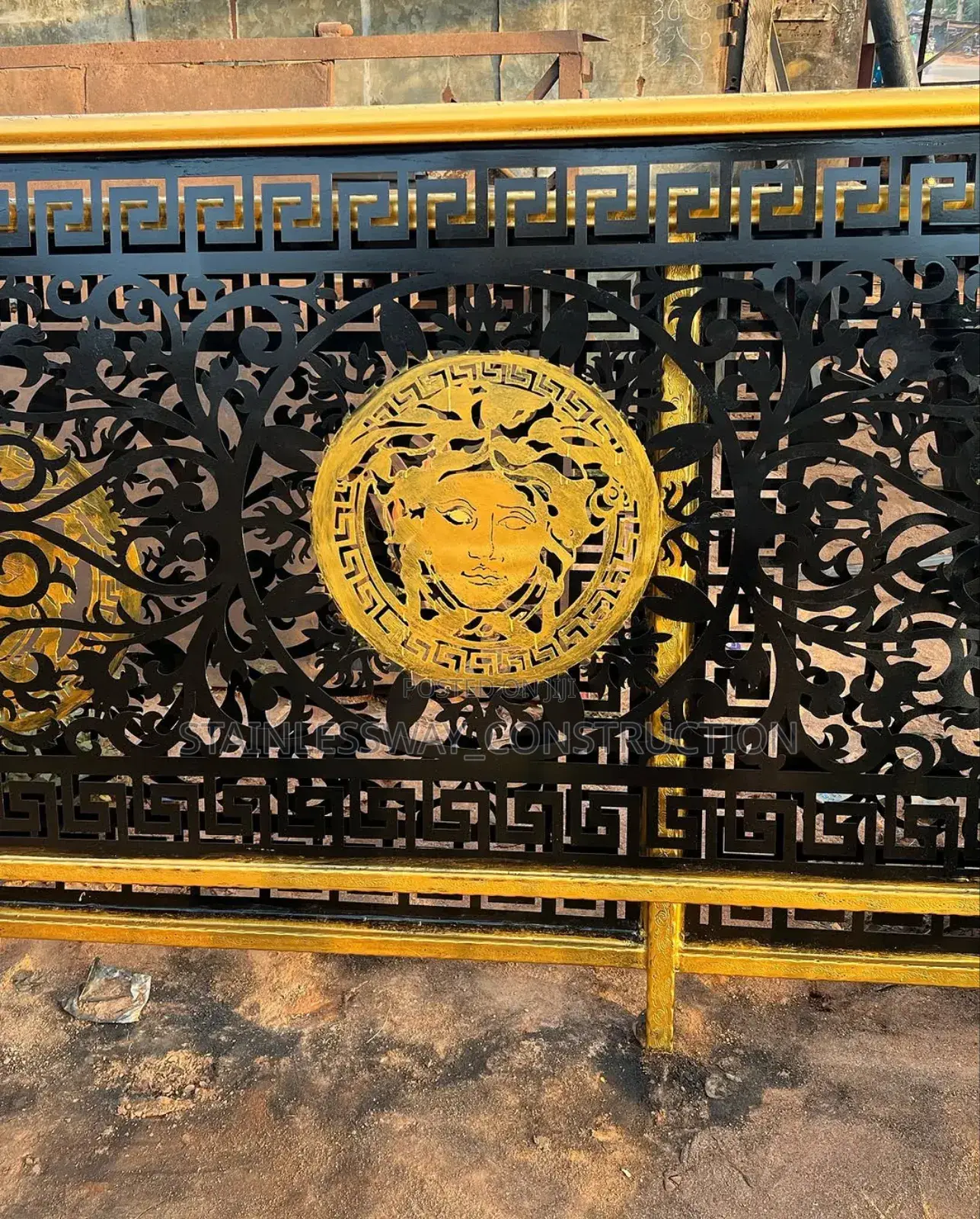 Lasercut Versace Rails