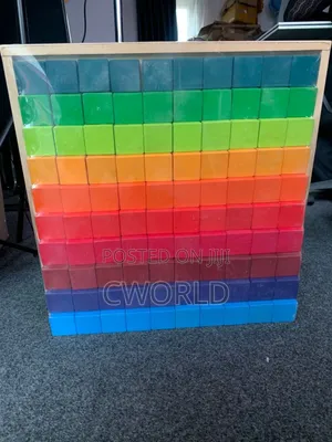 Rainbow Wooden Block Set