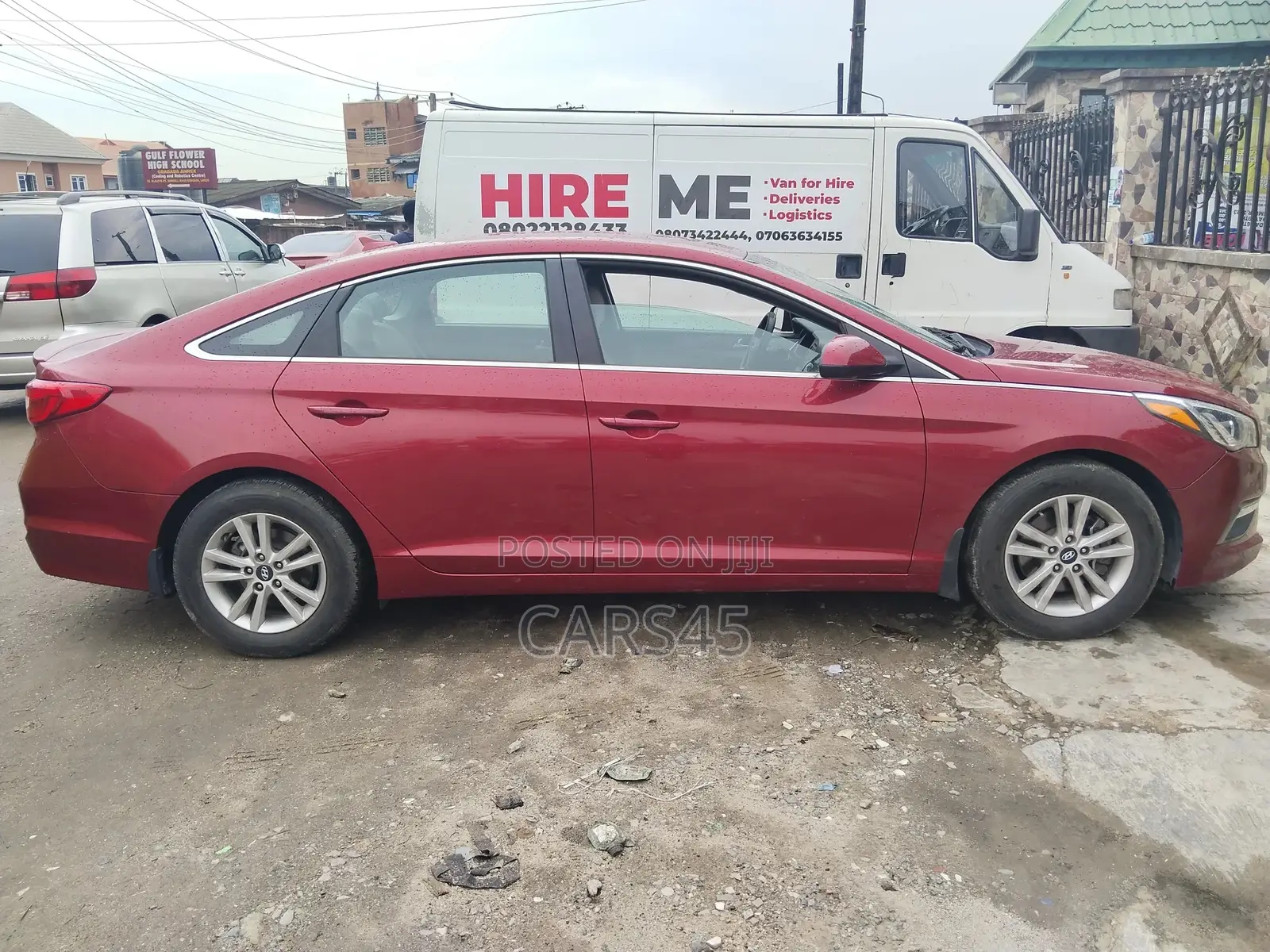 Hyundai Sonata 2015 Red