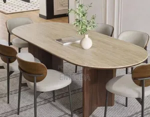 Beautiful Marble Table With 6 Chairs for Sale