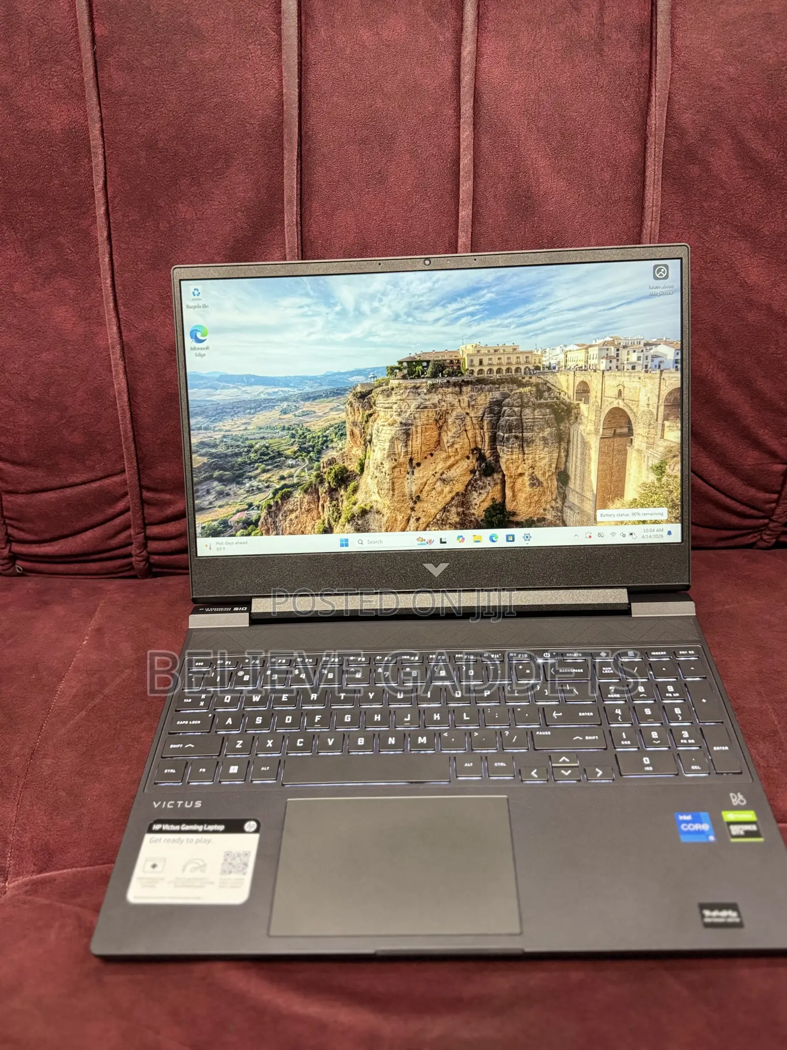 Laptop HP Victus 15 8GB Intel Core i5 SSD 512GB