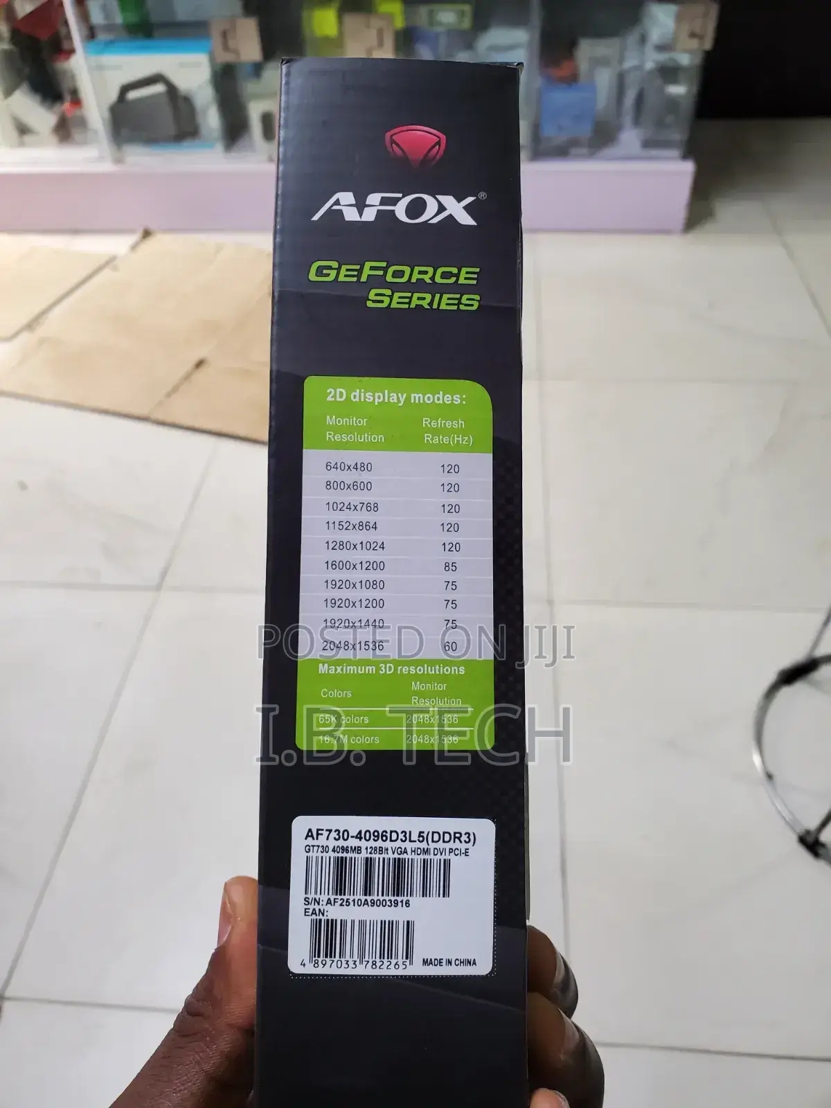 Afox Multimedia 3d Graphic Accelerator Gt730 4gb Ddr3