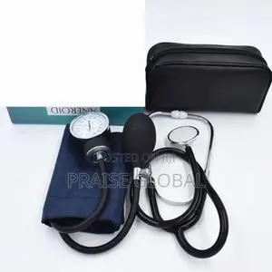 Aneroid Sphygmomanometer - With Sethoscope Inside