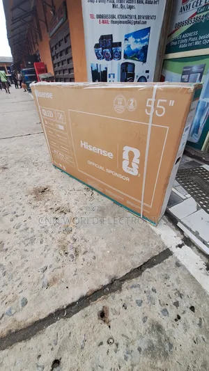 2026made Hisense Qled 55"Inche (Q6) Smart Flameless Netflix Youtube