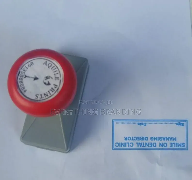 Office Use Custom Rectangular Pre-Ink Stamp,Lasts Up to 1000