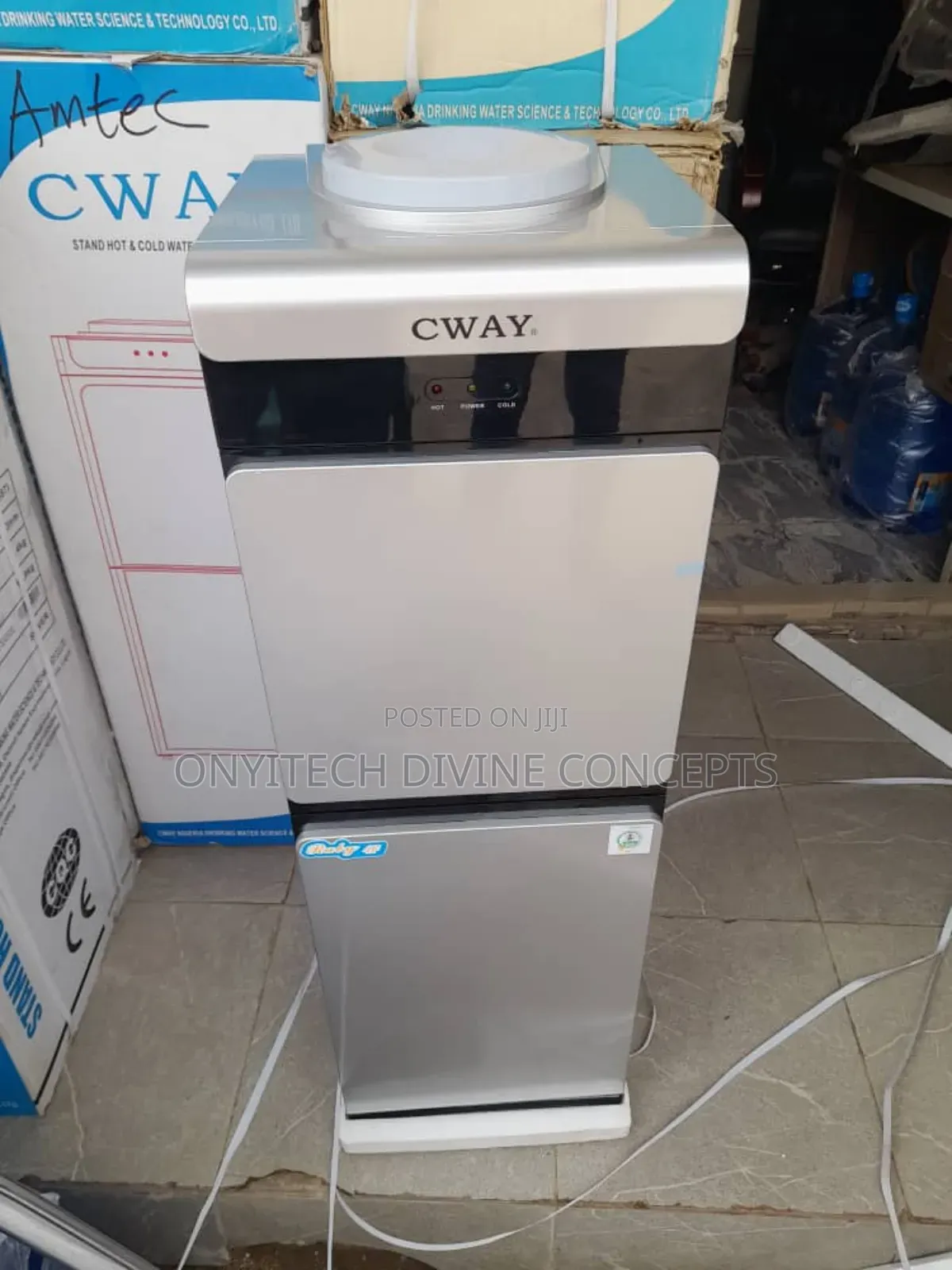 Cway Water Dispenser With Fridge