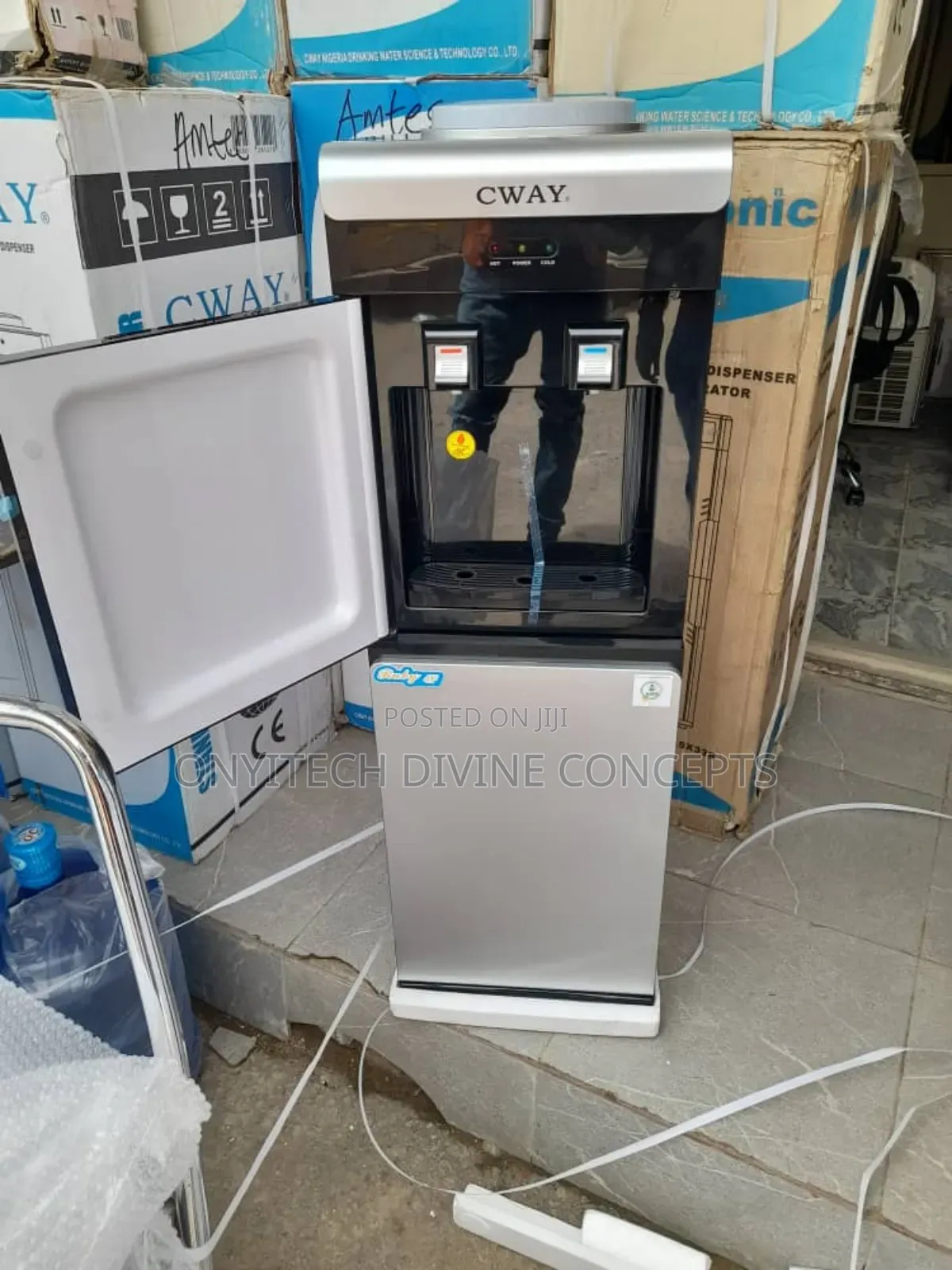 Cway Water Dispenser With Fridge