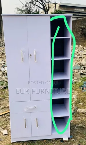 S#Fx 3ft by 6ft Wardrobe With Shelves