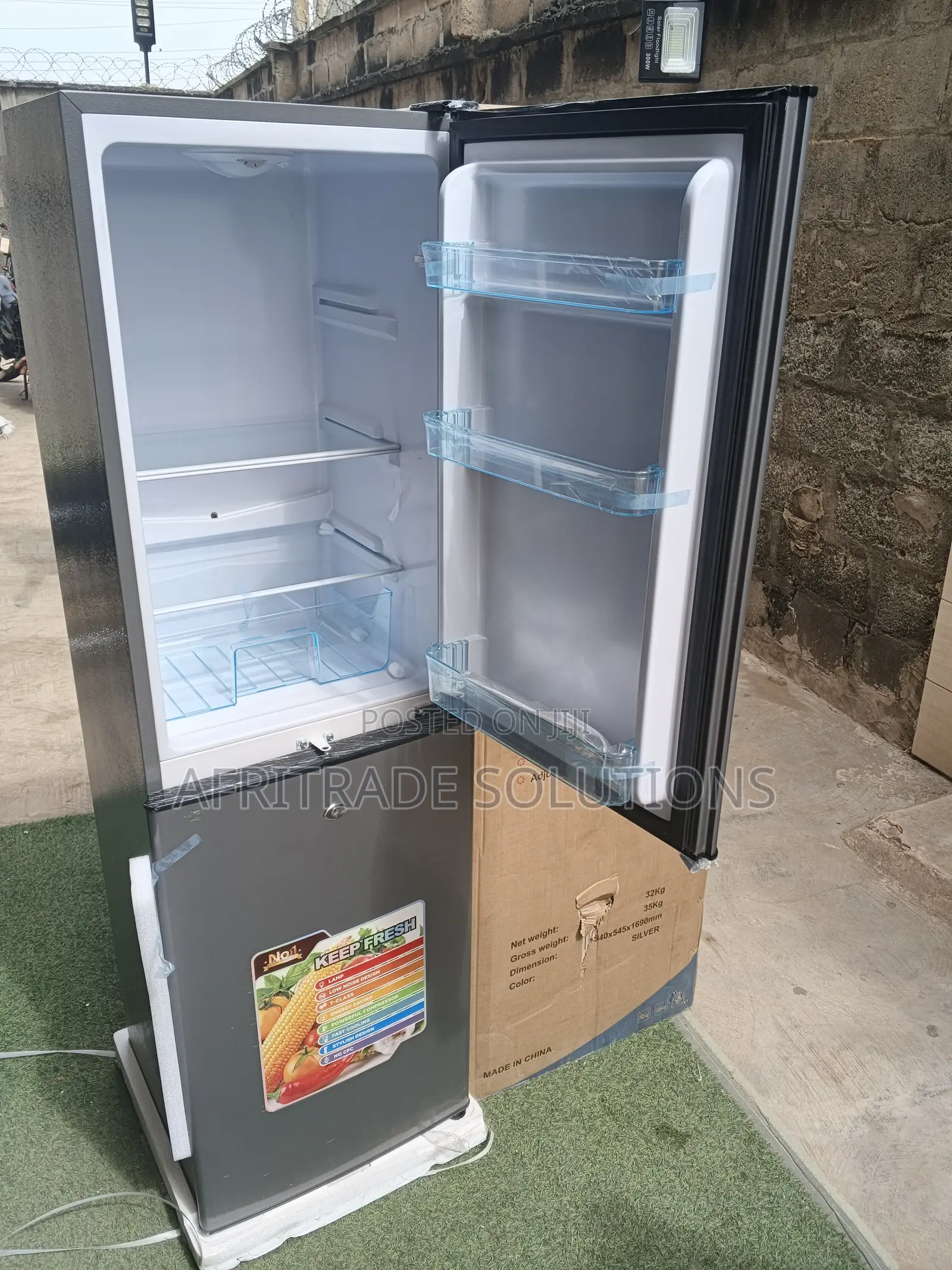Tekno Cool Double Door Refrigerator Spacious Storage Fridge
