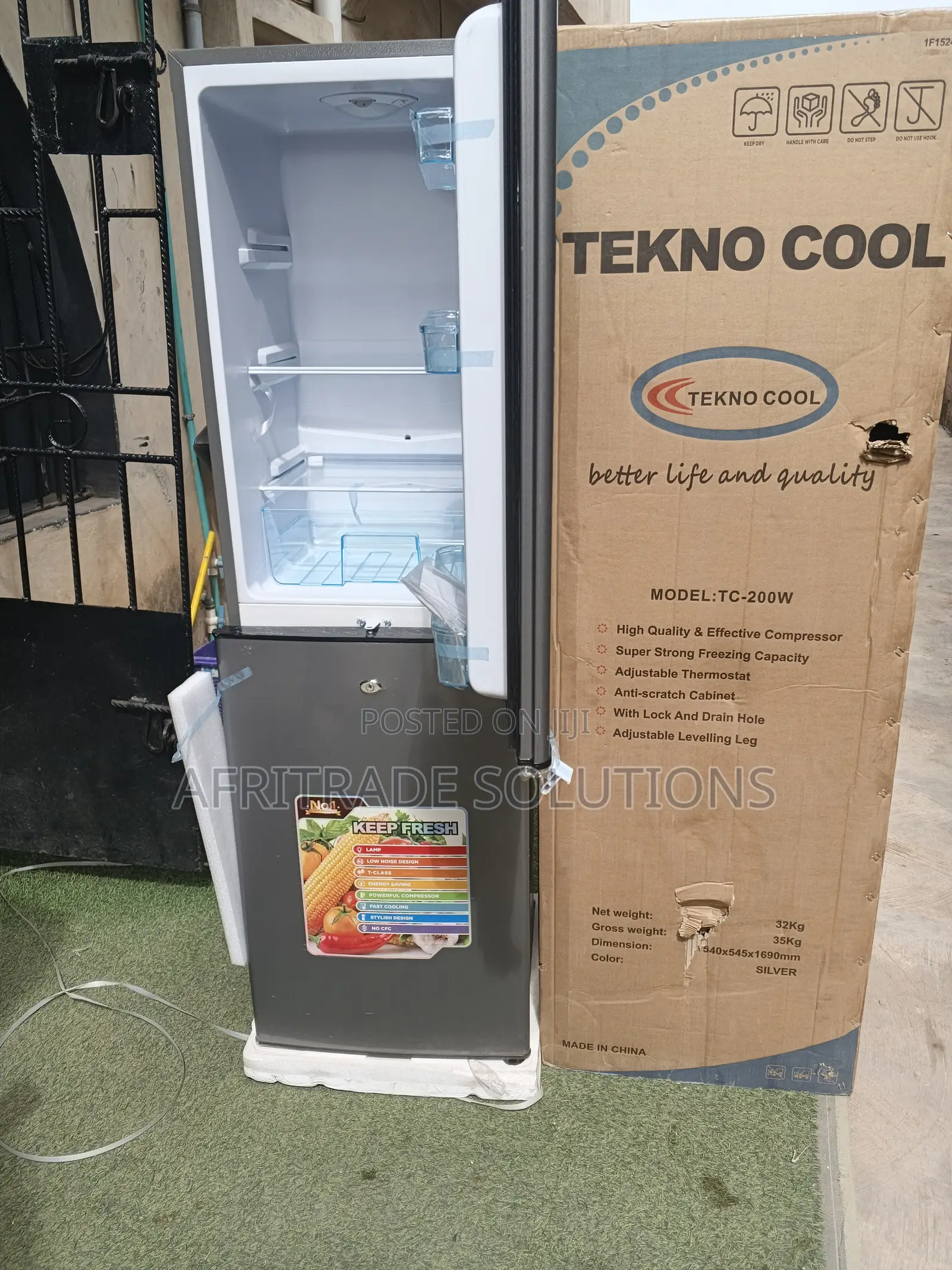 Tekno Cool Double Door Refrigerator Smart Cooling Technology