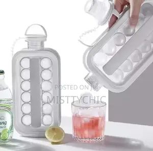 2-in-1 Folding Ice Maker Water Bottle Creative
