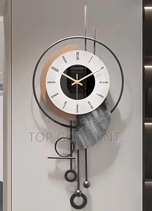 Tan Luxury Designated Wall Clock