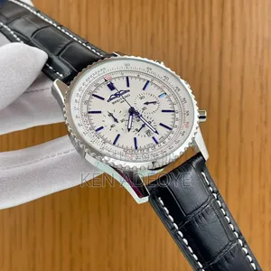 Breitling Chronograph Leather Watch