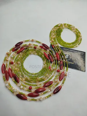 Lemon Waist Bead Set Set