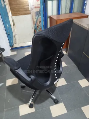 Black Office Fabric Chair