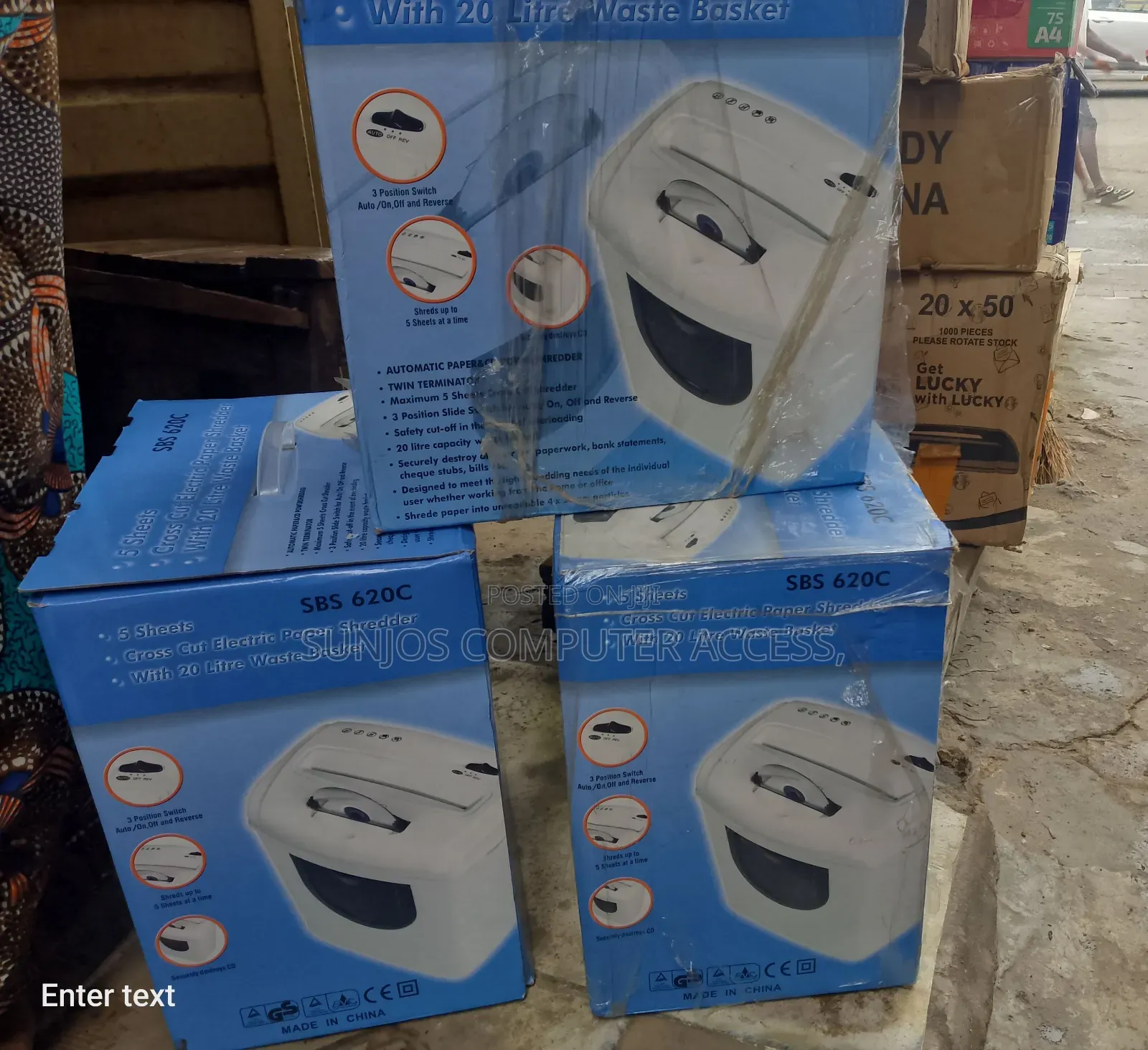 Sanyo Small Shredder Electronic Machine