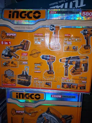 5 PCS Cordless Industrial Combo Kit