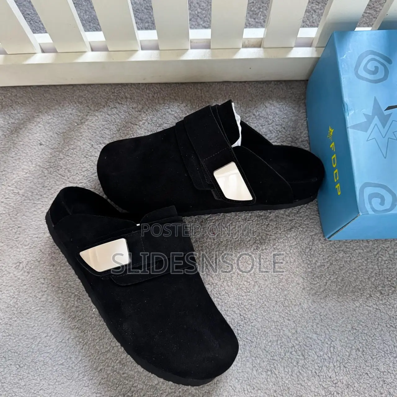 FDCP Suede Strap Mule