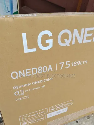 New 2026made Lg Qned Ai Smart 75" Netflix Youtube Bluetooth Flameless