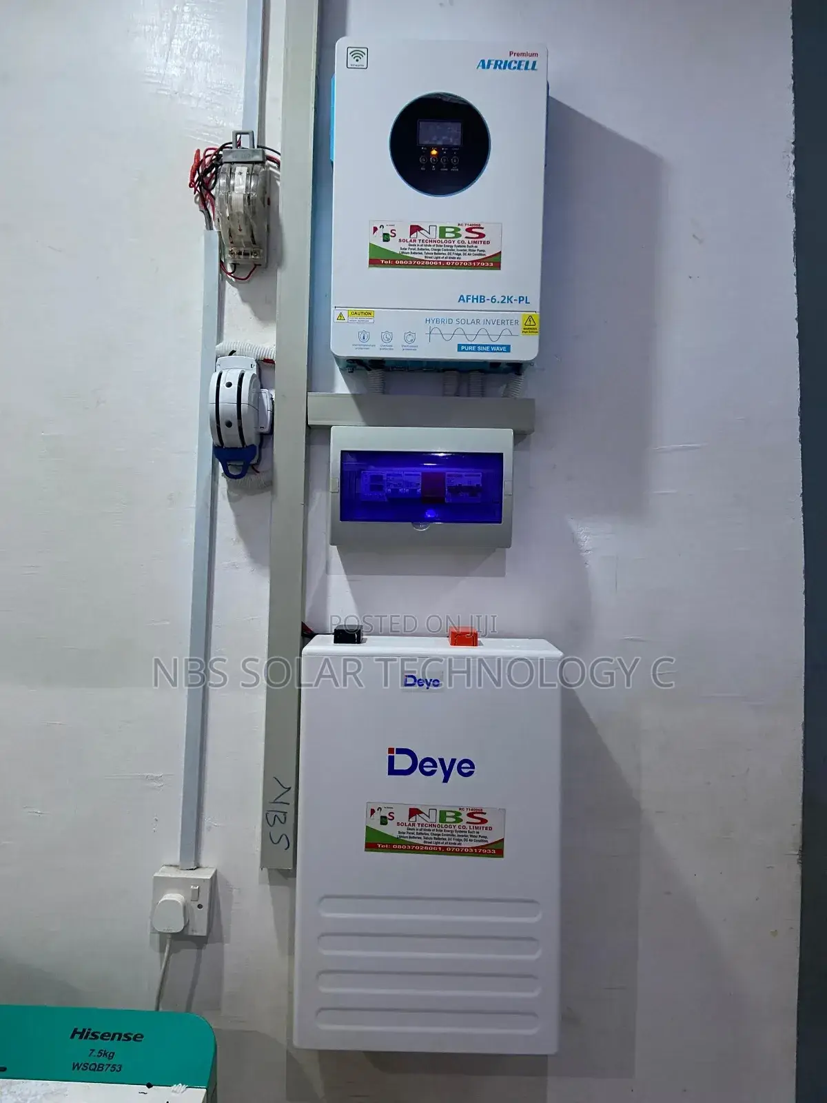 5kwh Deye Complete Solar Inverter Set-up Full Installation System
