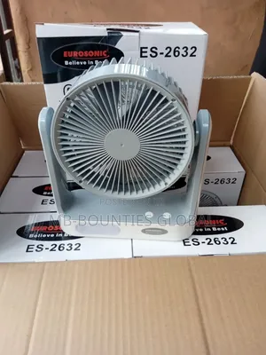 Eurosonic 6" 6inches Rechargeable Fan -