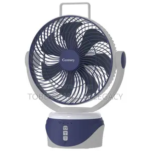 Century Fan FRCT 25 Rechargeable Fan With Seven Blades, 11 Inches