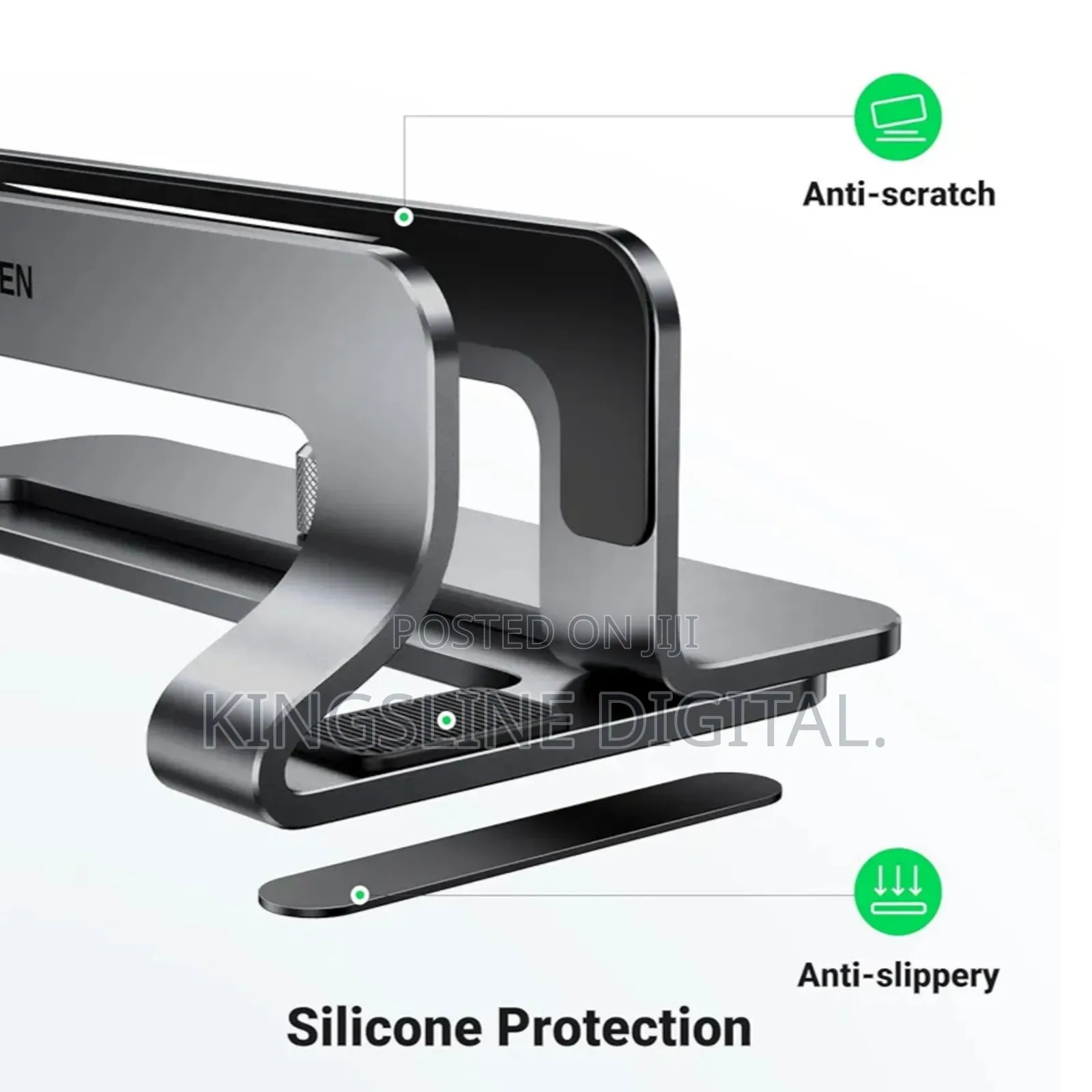 Ugreen Vertical Laptop Aluminium Adjustable Stand for Macbook.
