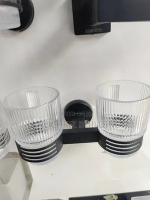 Double Toothbrush Cup (Black)