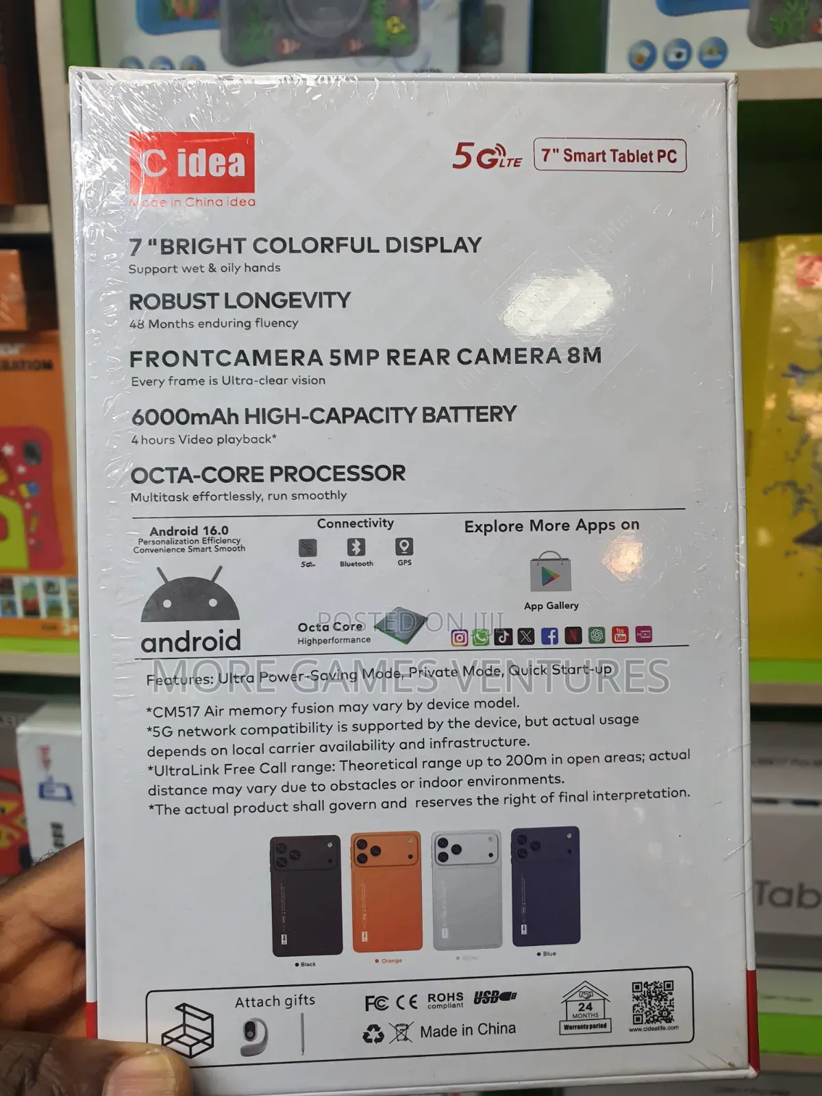 New C idea CM513 Pro 256 GB Gray