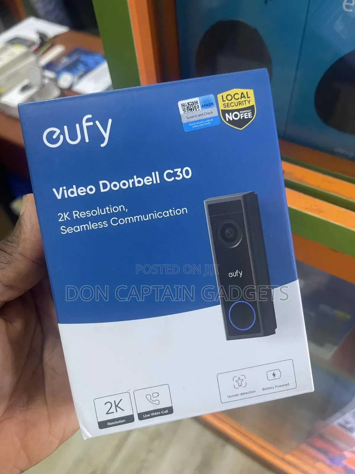 Eufy Video Doorbell C30 2k Resolution