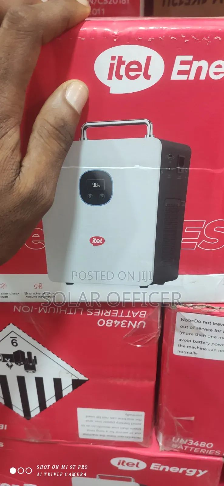 Itel Solar Power Tank