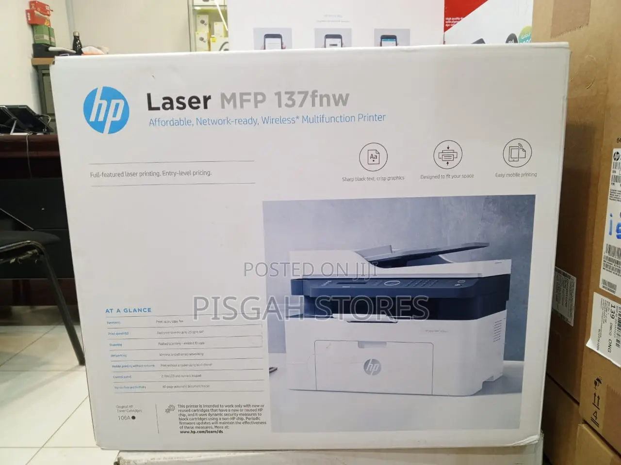 Hp Laser MFP 137fnw Printer