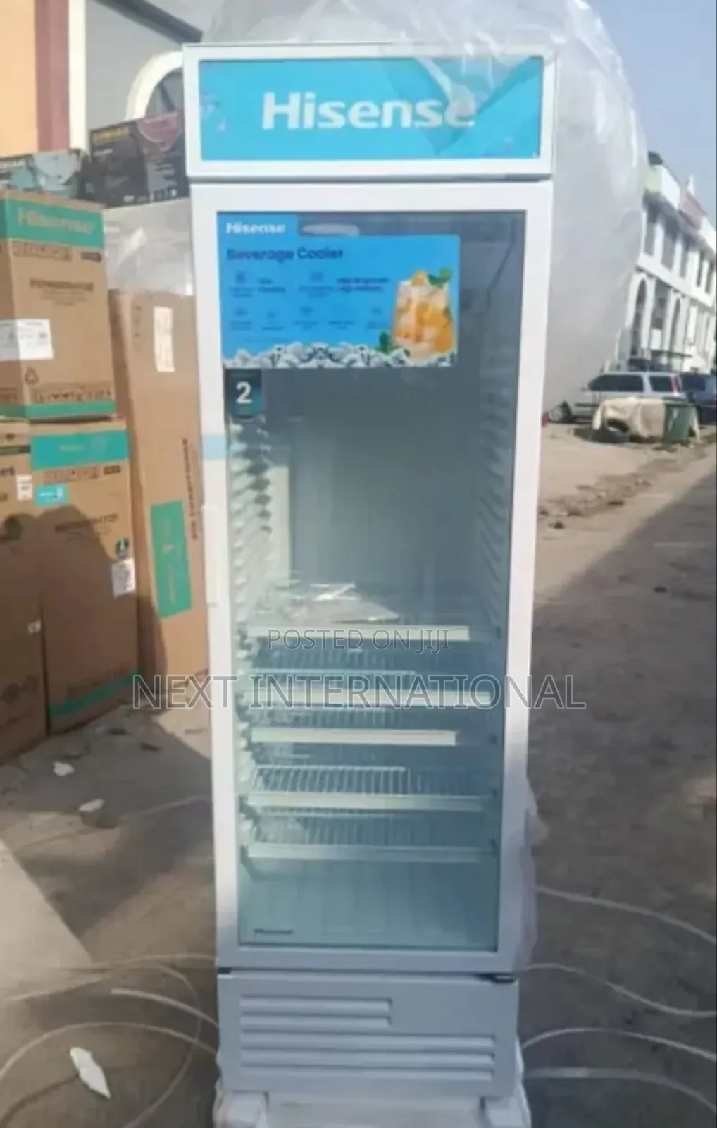 Hisense Beverage Chiller,Showglass 282liters