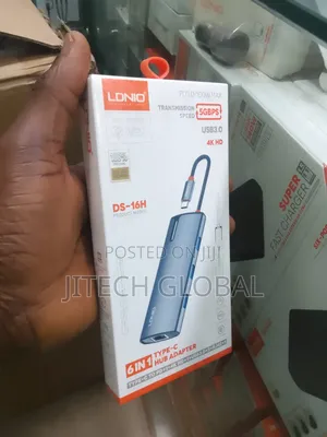 Ldnio Ds-16h Type C Hub Multi-Port Dock Station With Hdmi Usb3.0