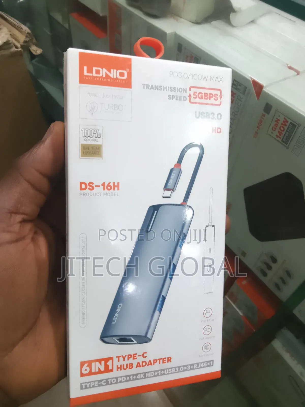 Ldnio Ds-16h Type C Hub Multi-Port Dock Station With Hdmi Usb3.0