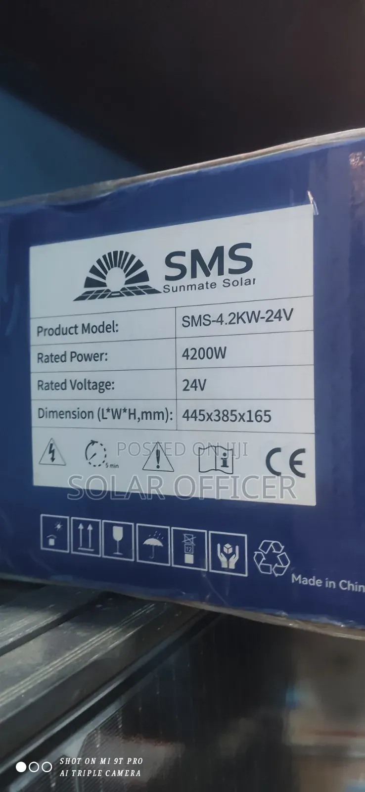 SMS Solar Inverter 4.2kva 24v