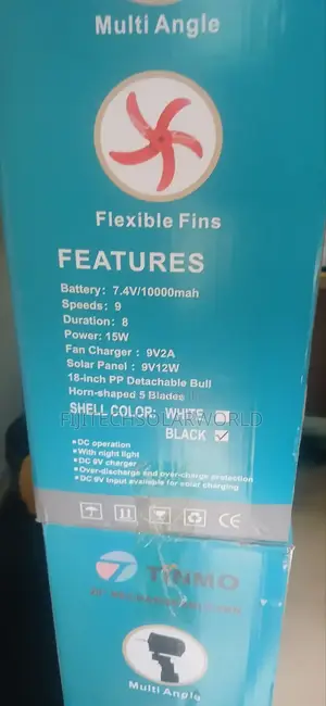 20inches Solar Rechargeable Fan