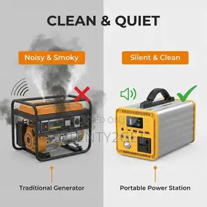 Portable Power Staion 300wh Solar 300w / 220v Power Bank + Solar Panel