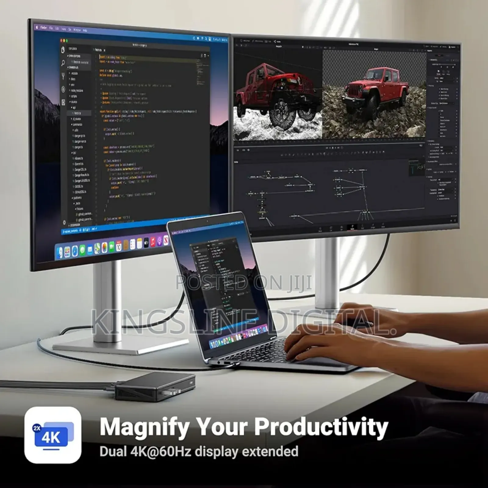 Ugreen Usb C Displaylink Technology 9-in-1 Docking Station for Macbook