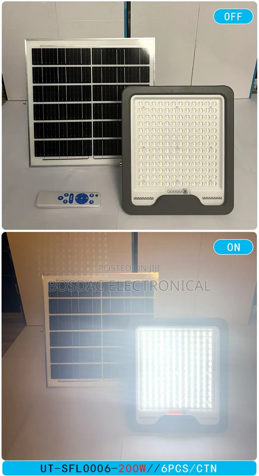 200 Solar Flood Light