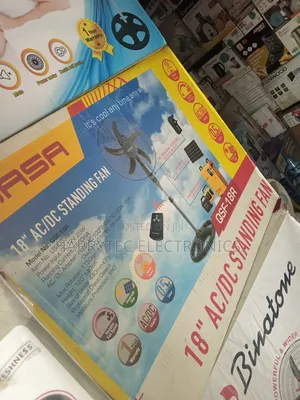 Qasa 18 " Ac / Dc Standing Fan With 2 Years Warranty