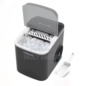 Portable Countertop Electric Ice Cube Machine Self-Contained Bullet