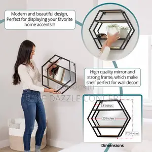 Iron Frame Wooden Shelve