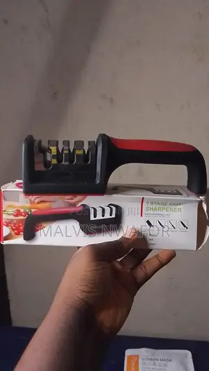 3-in-1 Knife Sharpener – Fast, Safe Easy Kitchen Tool