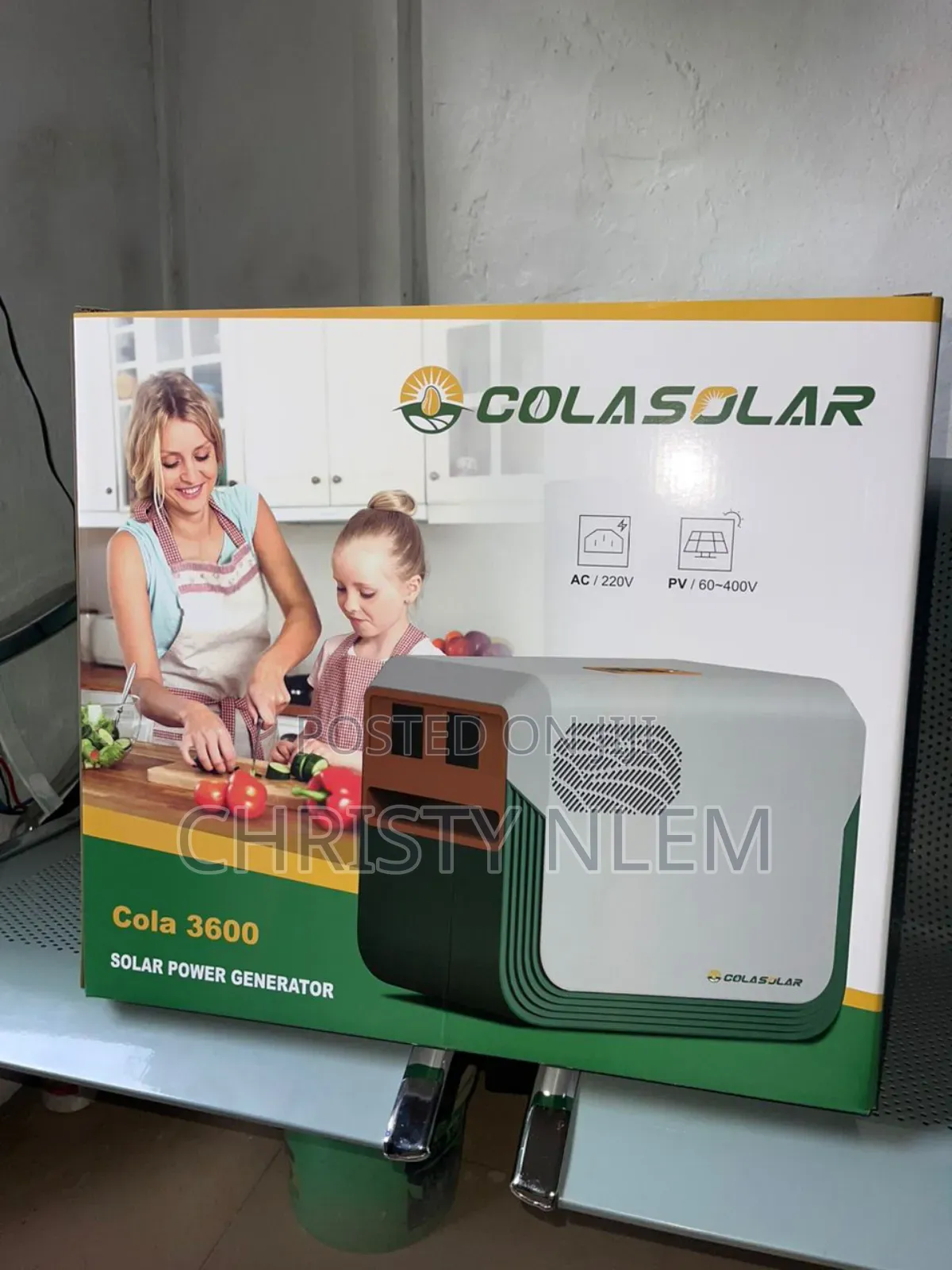 3.6kwh Plus Cola Solar Generator