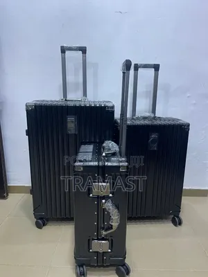 Black Aluminum Luggage Set | Durable