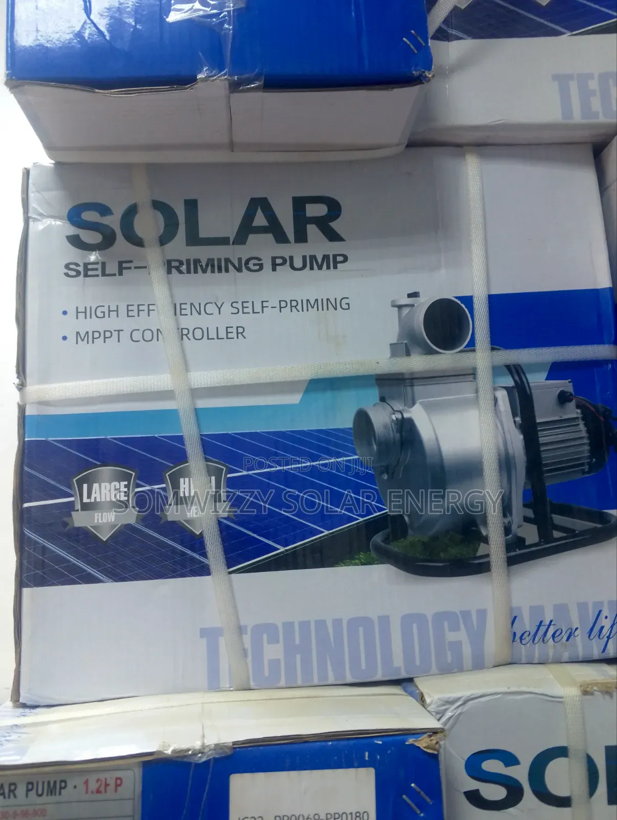 High Quality Solar Self Priming Pump. 1.2hp