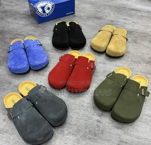 Original Birkenstock Chrome Boston Clogs for Men