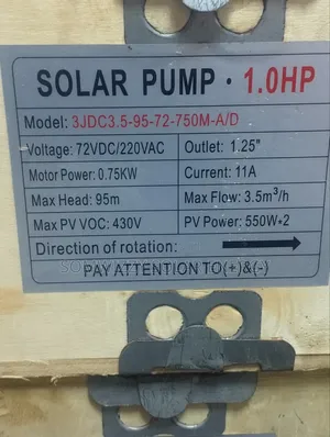 High Quality Sun Force Solar Pump 1hp Ac/Dc
