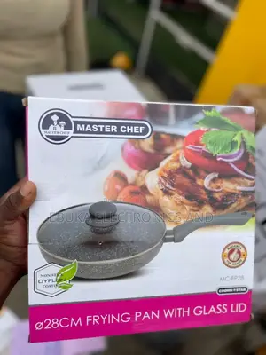 28cm Masterchef Crownstar Nonstick Frypan With Glass Cover (Mc-Fp28/